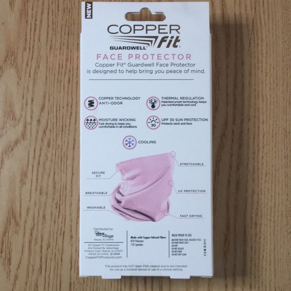 Free with Bundle New Youth Copper Fit Face Protector/Mask Sun Protect Anti-Odor - Picture 4 of 5